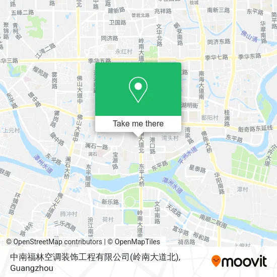 中南福林空调装饰工程有限公司(岭南大道北) map