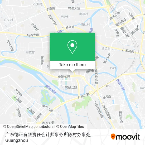 广东德正有限责任会计师事务所陈村办事处 map