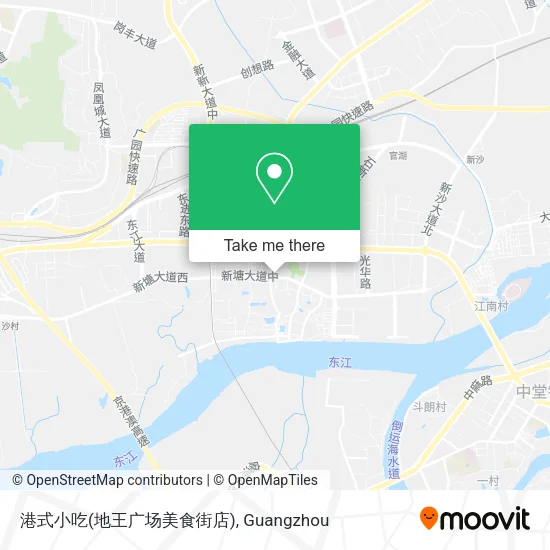 港式小吃(地王广场美食街店) map