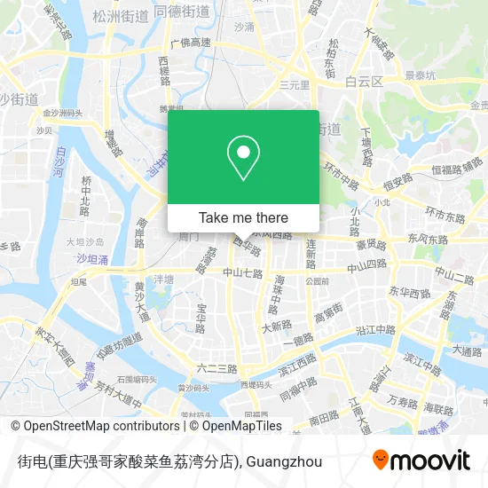 街电(重庆强哥家酸菜鱼荔湾分店) map