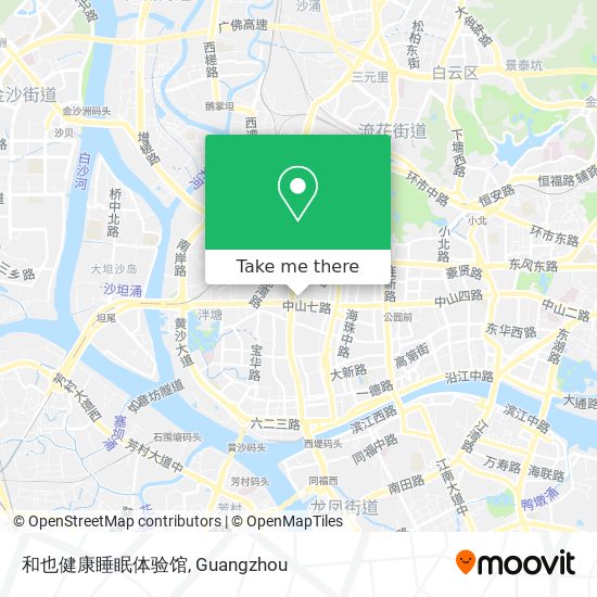 和也健康睡眠体验馆 map