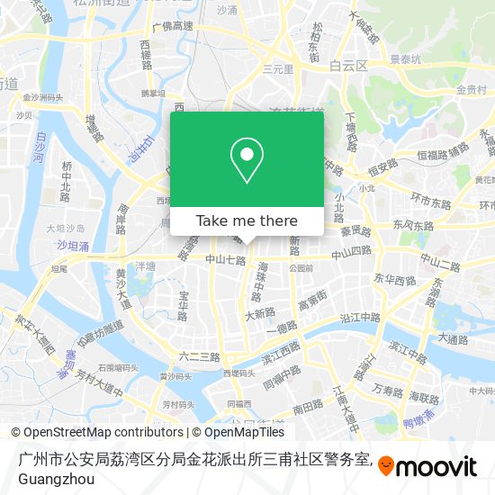 广州市公安局荔湾区分局金花派出所三甫社区警务室 map