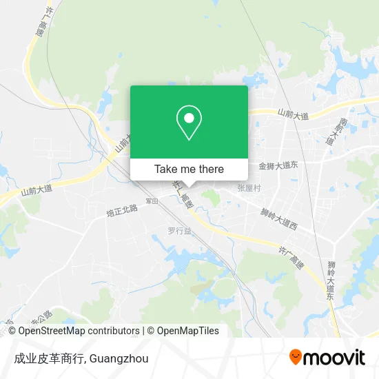 成业皮革商行 map