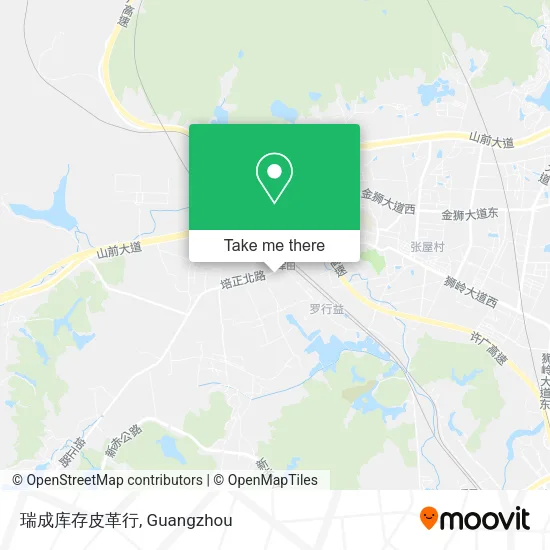瑞成库存皮革行 map