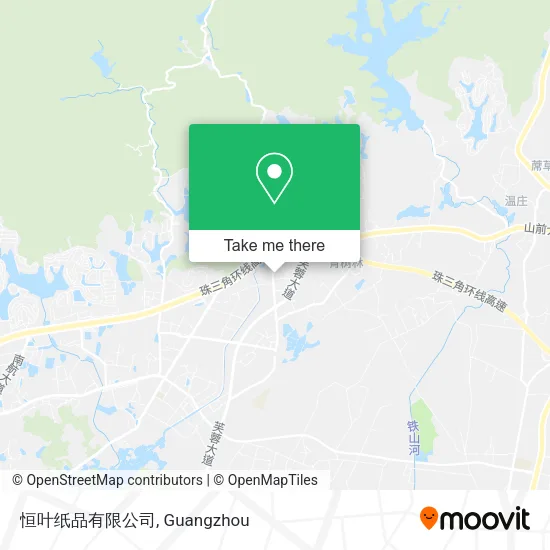 恒叶纸品有限公司 map