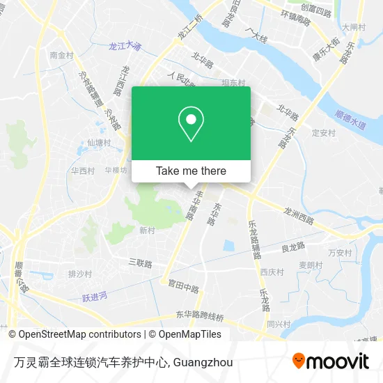 万灵霸全球连锁汽车养护中心 map