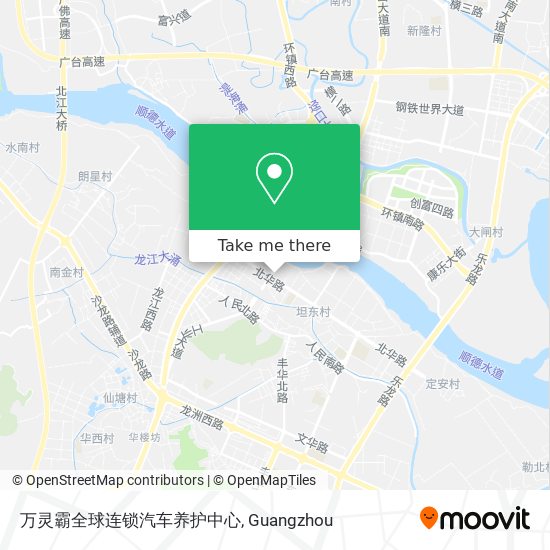 万灵霸全球连锁汽车养护中心 map
