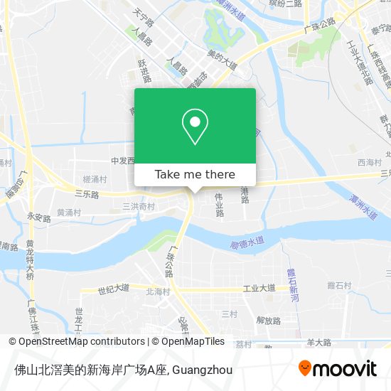 佛山北滘美的新海岸广场A座 map