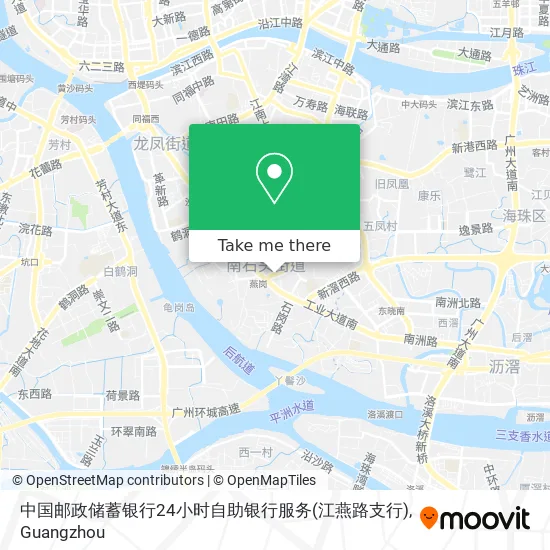 中国邮政储蓄银行24小时自助银行服务(江燕路支行) map