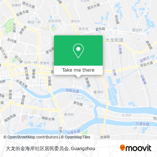 大龙街金海岸社区居民委员会 map