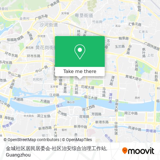 金城社区居民居委会-社区治安综合治理工作站 map