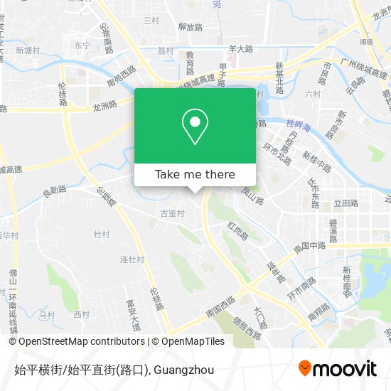 始平横街/始平直街(路口) map