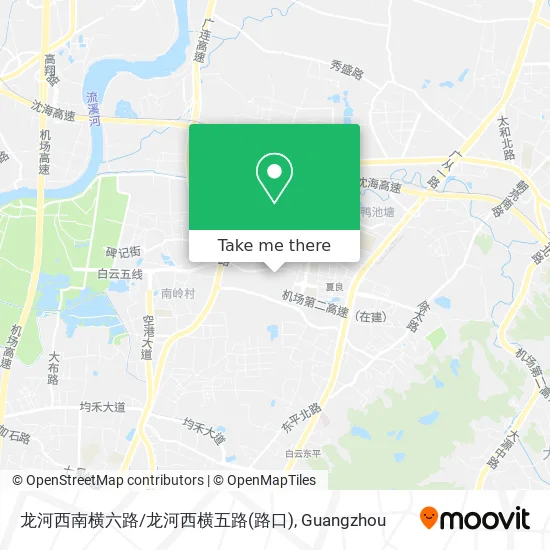 龙河西南横六路/龙河西横五路(路口) map