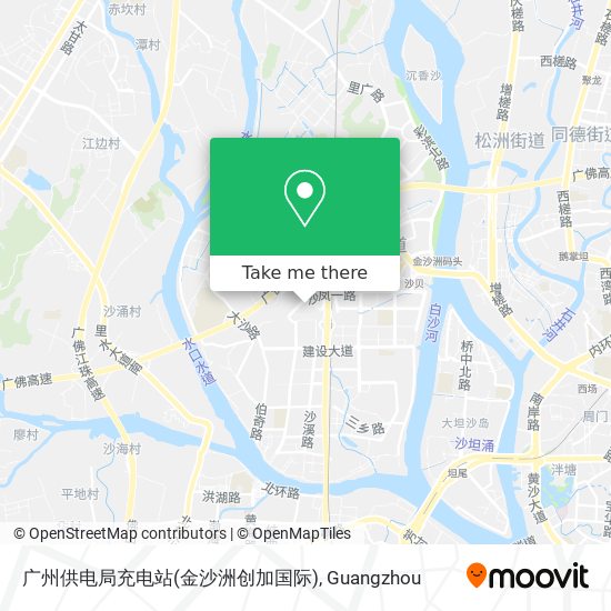 广州供电局充电站(金沙洲创加国际) map