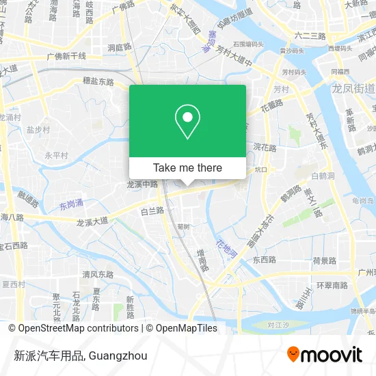 新派汽车用品 map