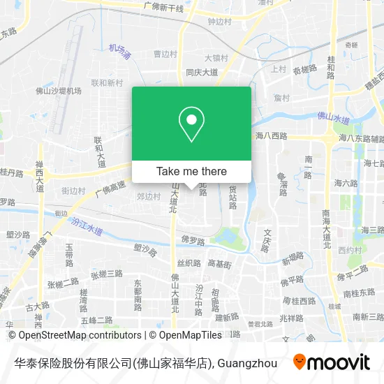 华泰保险股份有限公司(佛山家福华店) map