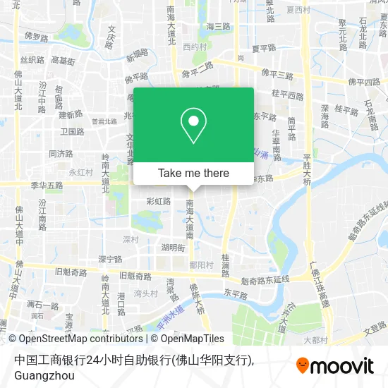 中国工商银行24小时自助银行(佛山华阳支行) map
