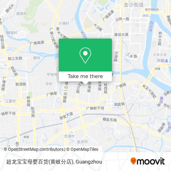 超龙宝宝母婴百货(黄岐分店) map