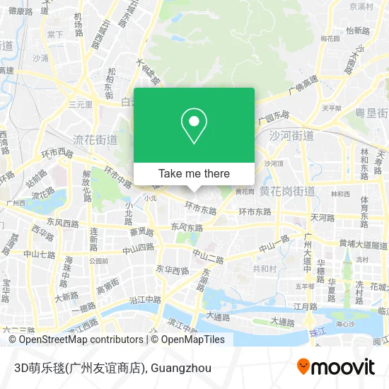 3D萌乐毯(广州友谊商店) map