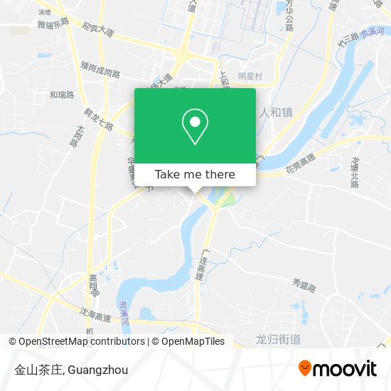 金山茶庄 map