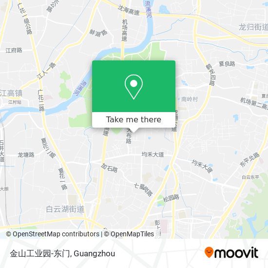 金山工业园-东门 map