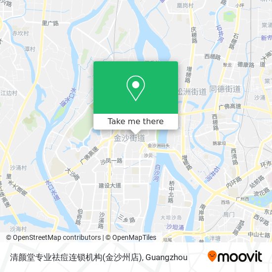清颜堂专业祛痘连锁机构(金沙州店) map