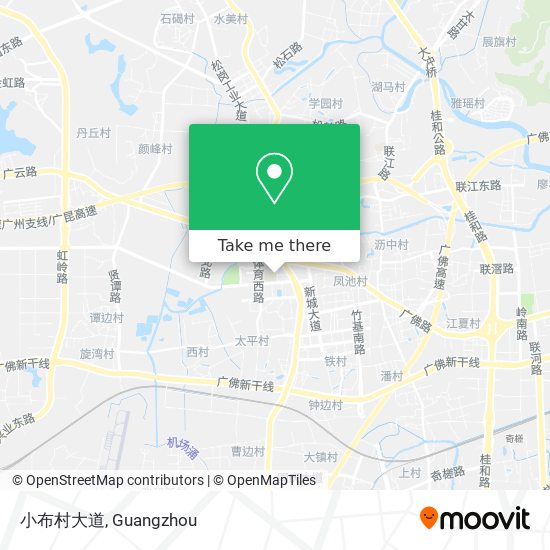 小布村大道 map