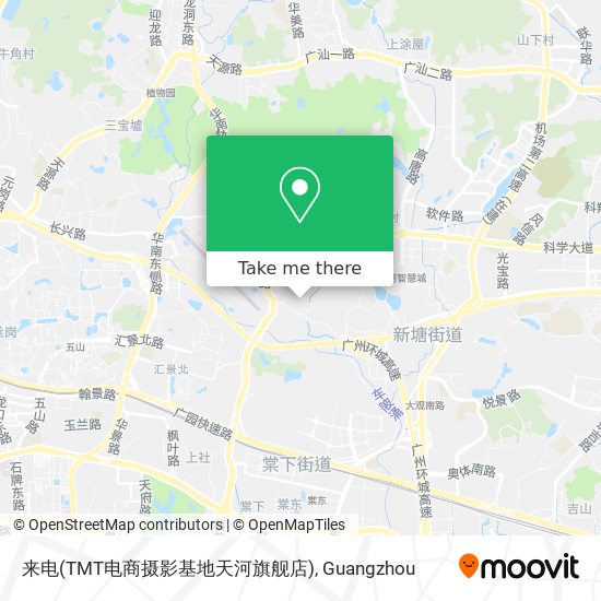 来电(TMT电商摄影基地天河旗舰店) map