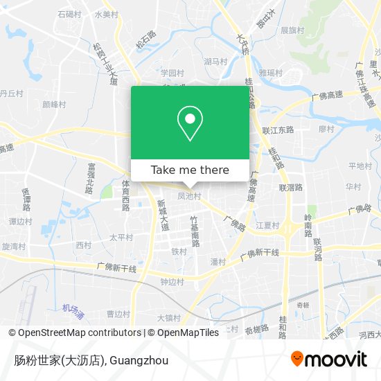 肠粉世家(大沥店) map