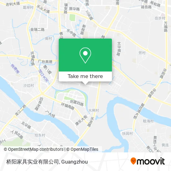 桥阳家具实业有限公司 map