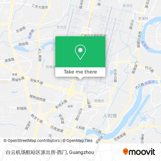 白云机场航站区派出所-西门 map