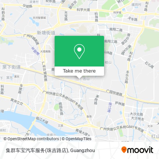 集群车宝汽车服务(珠吉路店) map