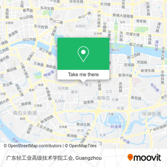 广东轻工业高级技术学院工会 map