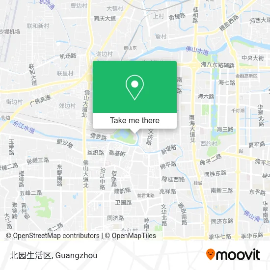 北园生活区 map
