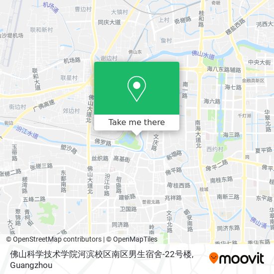 佛山科学技术学院河滨校区南区男生宿舍-22号楼 map