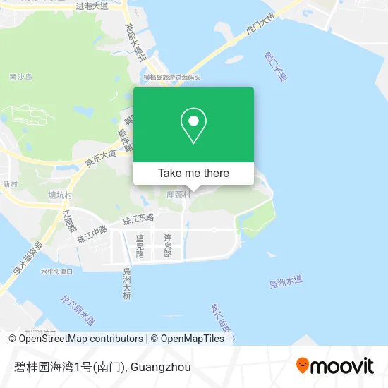 碧桂园海湾1号(南门) map