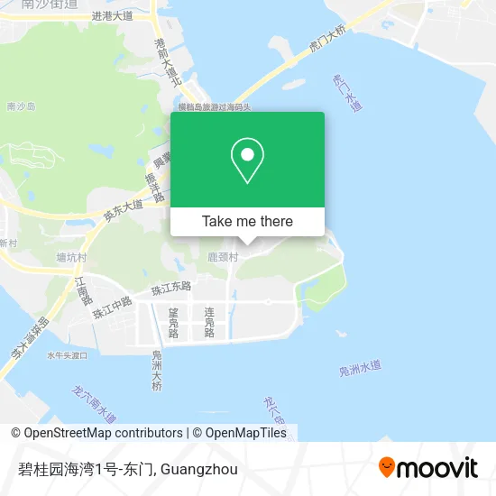 碧桂园海湾1号-东门 map