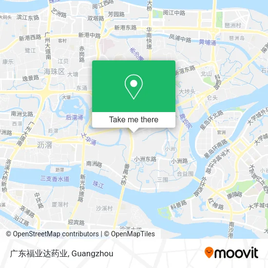 广东福业达药业 map