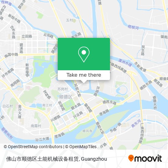 佛山市顺德区土能机械设备租赁 map