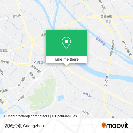 友诚汽修 map