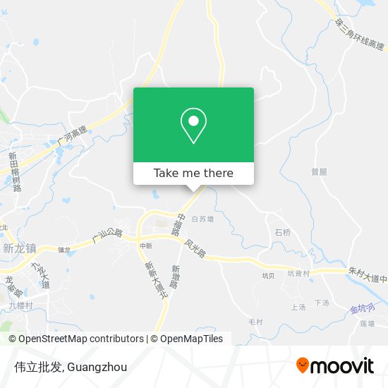 伟立批发 map