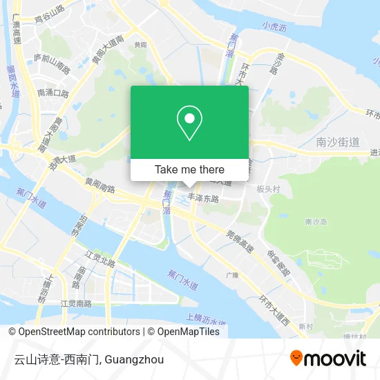 云山诗意-西南门 map