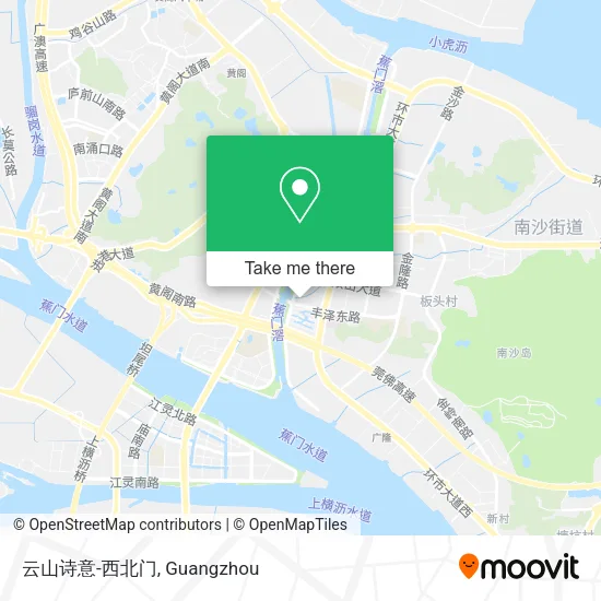 云山诗意-西北门 map