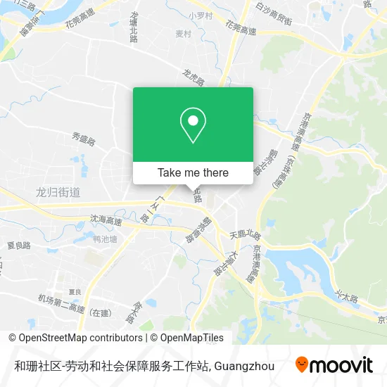 和珊社区-劳动和社会保障服务工作站 map