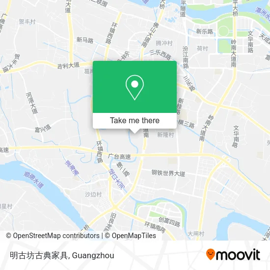明古坊古典家具 map