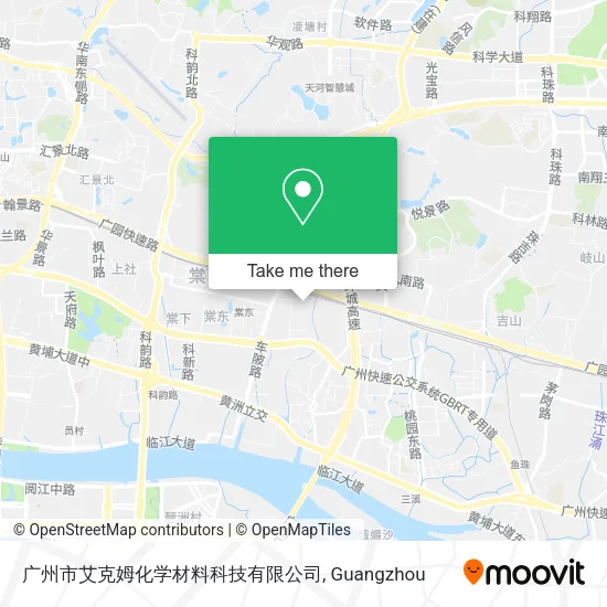 广州市艾克姆化学材料科技有限公司 map