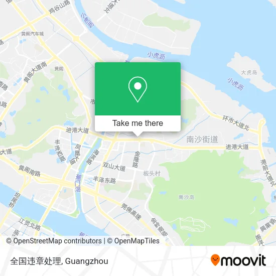 全国违章处理 map