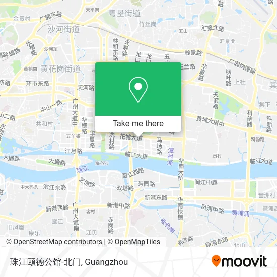 珠江颐德公馆-北门 map