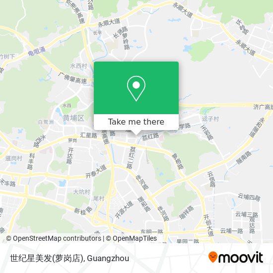 世纪星美发(萝岗店) map