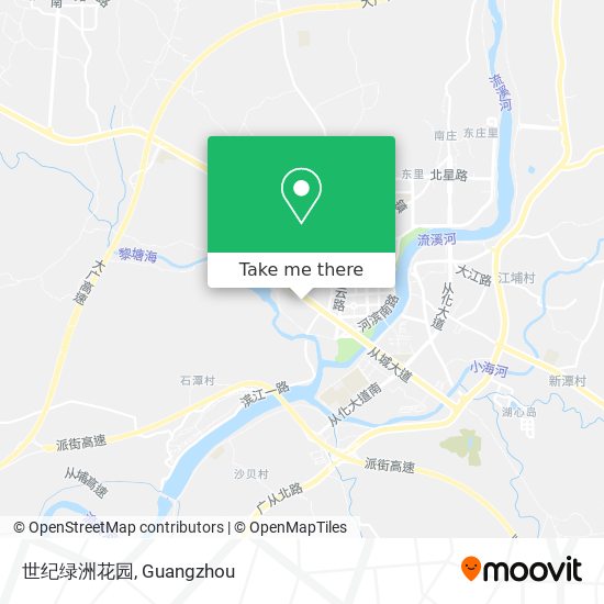 世纪绿洲花园 map